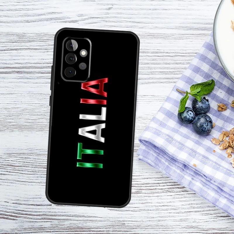 Italy Flag Case For Samsung Galaxy A53 A33 A13 A12 A32 A52 A14 A34 A54 A15 A25 A35 A55 A51 A71 Cover