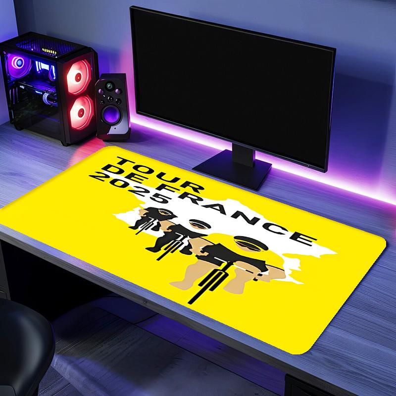 Tour de France Mouse Pad - Non-Slip Rubber Base, Smooth Surface for Work,Gaming,Office,And Home Use, Desk Mouse Pad