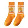 Ladies Spring and Autumn Street Fashion In The Tube Cotton Socks