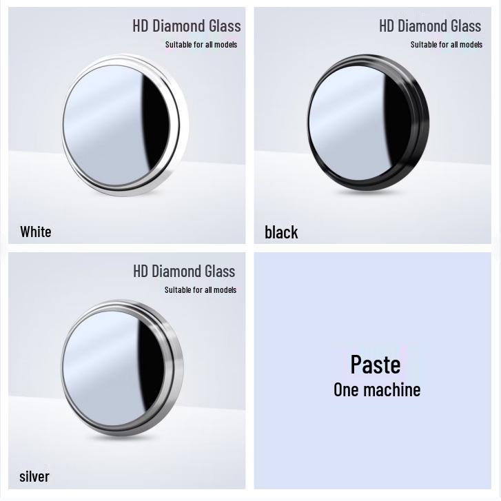 360° Ultra-Clear Blind Spot Mirror: Small, Round, Wide-Angle Rearview for Reversing Aid