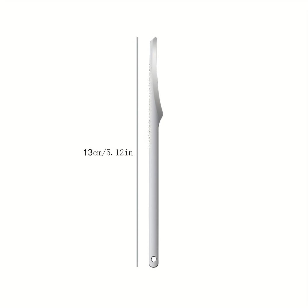 1 buc Îndepărtător calusuri picioare, Răzuitor pilă picioare oțel inoxidabil, Instrument pedichiură fără parabeni, Exfoliere manuală pentru piele moartă și calusuri