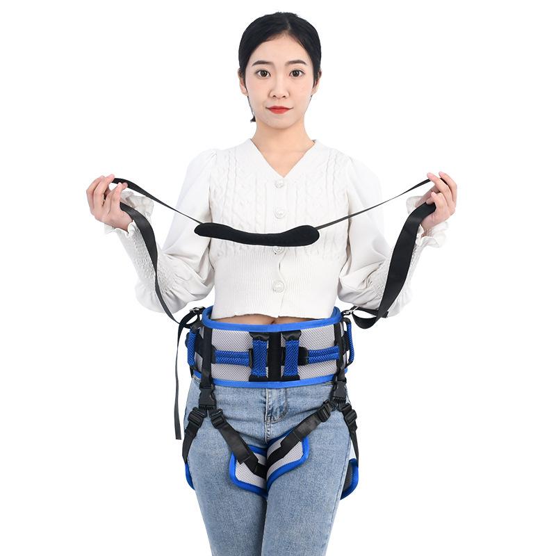 Elderly Transfer & Mobility Support Belt with Handrail & Walking Aid