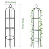 Adjustable Height Garden Trellis Stable Construction DIY Plant Support Frame Round Accessories Flowers Stand Home Decoration