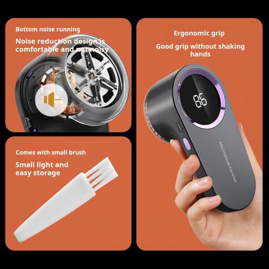Yousheng Electric Hair Ball Trimmer Lint Remover Fabric Shaver for Clothes Rechargeable Deep Cleansing Safe Distance Blade Net Fuzz Removing Machine