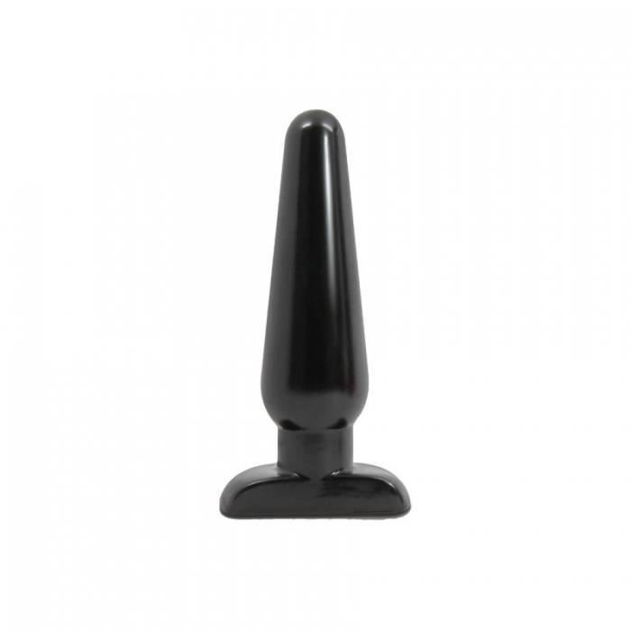 Sextoy - Anal Adventures - Plug Anal Large - 15cm Longueur - 4.5cm Largeur - PVC Noir