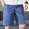 Men's Summer Shorts Cotton Knee Beach Pants Golf Plaid Zipper Pocket Y2K Swim Beach Relaxed Fit Jogger Shorts