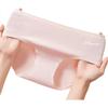 LangSha Women's Mid-Rise Underwear with Mulberry Silk Gusset, 10A Grade Antibacterial Comfortable Breathable Triangle Panties for Women, 4 Pack
