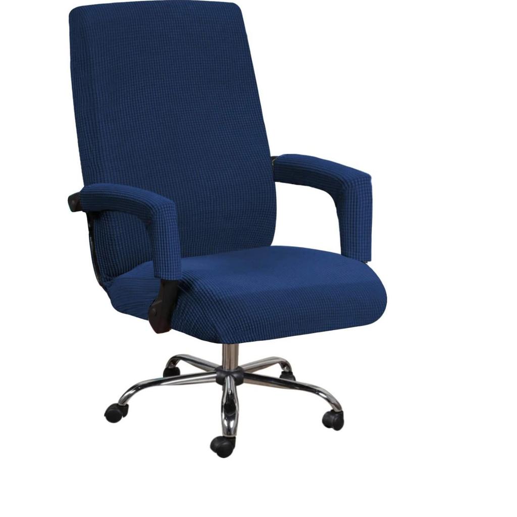 Cross-border Elastic Modern Fleece Office Chair and Armrest Seat Cover