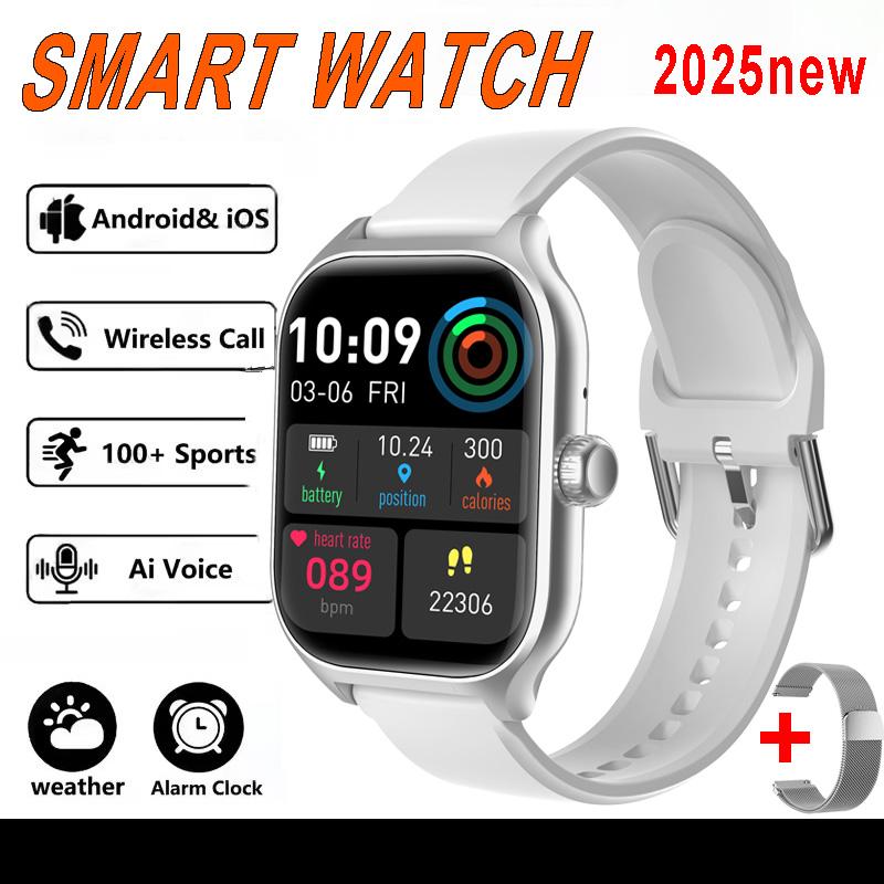 New Smart Watch Men Women Heart Rate Sleep Health Monitoring BT Call Message Notification Multi-sport Mode Smartwatch