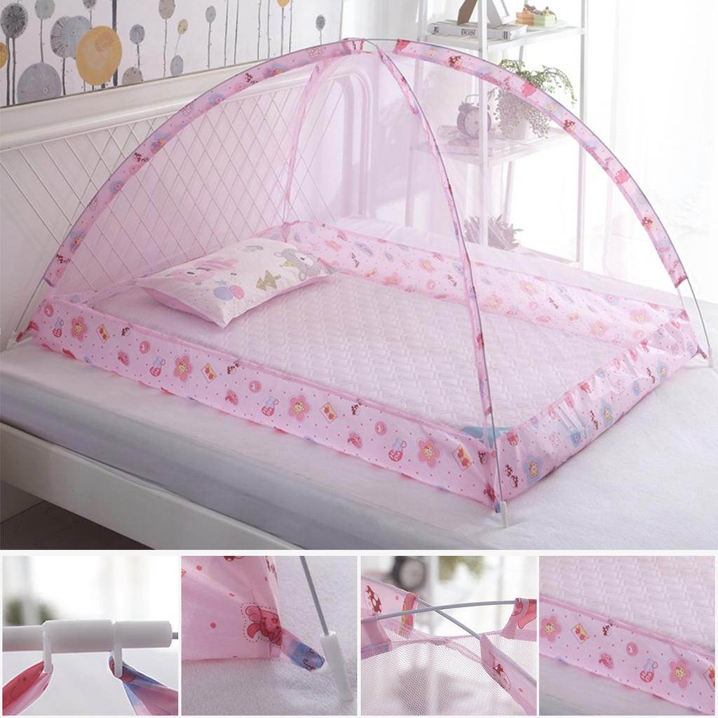 Mosquito Net for Baby Foldable Infant Mosquito Net Anti Mosquito Bites Portable Mosquito Net for Baby Toddlers Kids Children