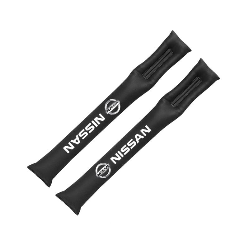 yxkpz10 2Pcs Car Seat Gap Filling Plug Cushion Side Seam Leak Proof Strip For Nissan Qashqai Juke Pulsar Sentra Altima Patrol Micra Rogu