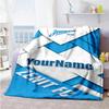 Fc Zenit Saint‑petersburg Personalized Text Blanket Cozy Customizable Blanket Ultra-Soft Great for Living Room Seaside Couch Livingroom