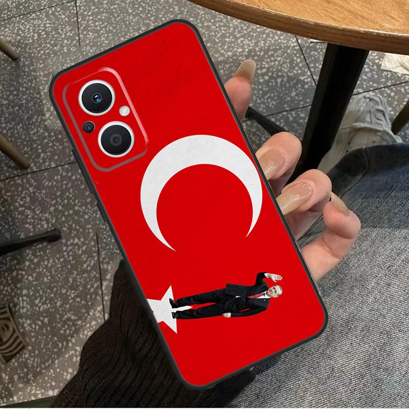 Turkey Recep Tayyip Erdogan For OPPO Reno 11F 12F 13F 14F 8T 10 11 12 13 14 Pro 8 7 Lite OPPO Find X8 X6 X5 X9 Pro Case