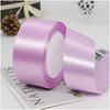 100% Polyester Single Face Satin Ribbon Roll 38 mm 1.5 Inch Custom Printed for Decoration and Wrapping