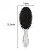 Factory  Custom Box Silver Electroplating Vent Waterproof Air Cushion Board Nylon Bristle Hairbrush