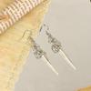 Punk Style Spike Earrings For Women Gothic Cone Pendant Grunge Piercing Dangle Jewelry Gift