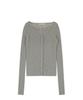 ORDINARY HOLIDAY Layered Halter Knit Set [Gray]