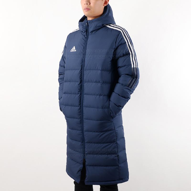 New Adidas Down Jacket Men's Navy Blue GM5246