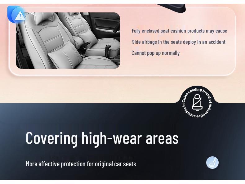 Zhi Guang L Universal Seat Cushion: 25 Styles, All-Season Ventilated Breathable Car Interior Cover.