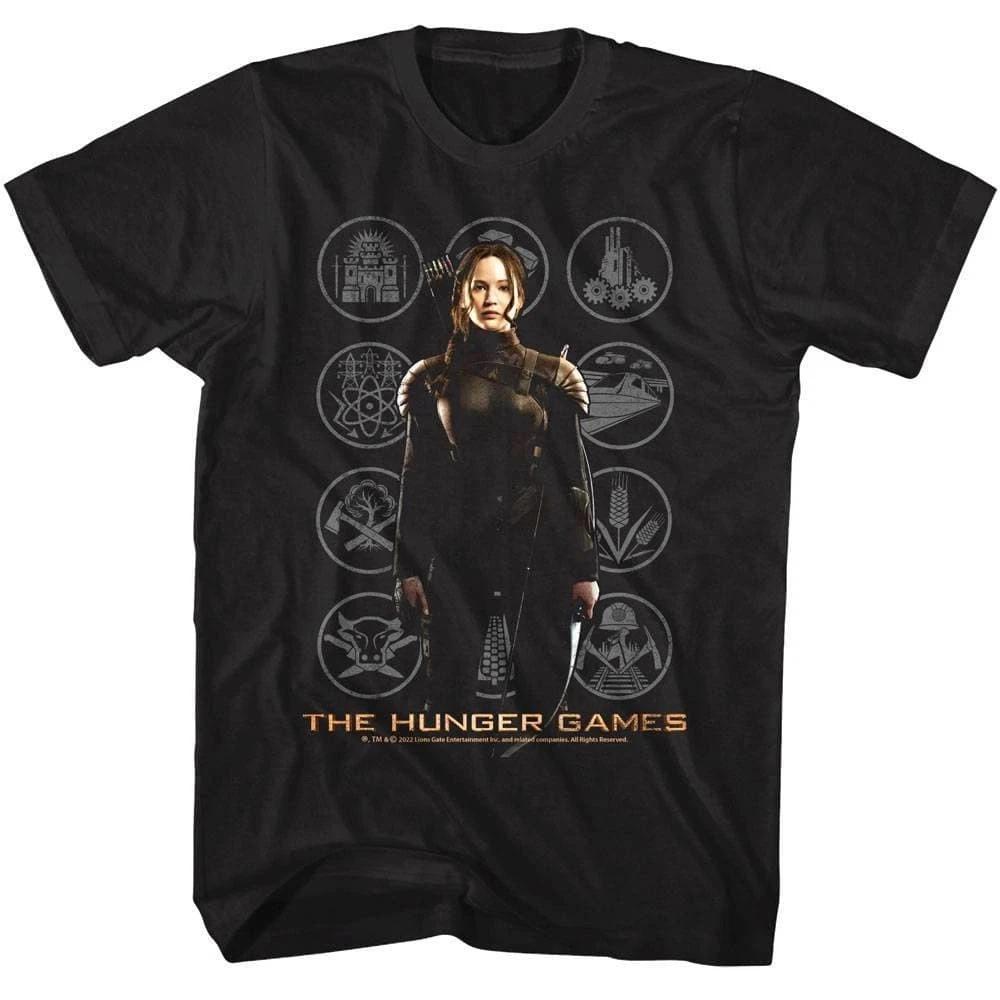 

Hunger Games Katniss Panem Districts Men s T Shirt 3XL