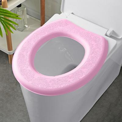 Waschbares Silikon-Toilettensitzkissen für alle Jahreszeiten, wasserdicht, Toilettenreiniger, Toilettensitzpolster, Sitzkissen, Badezimmerzubehör