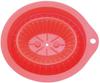 World Create ViV Silicone Dripper 60003 Foldable Coffee Filter Red 4-Cup Heat Resistant Reusable Pour Over Camping Brewer 15.5cm