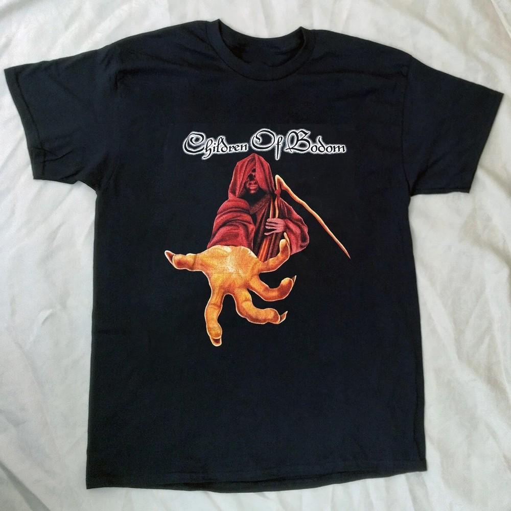 CHILDREN OF BODOM Группа Черная Футболка Унисекс Все Размеры AR660 Унисекс Футболка XXXL