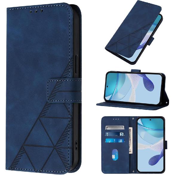 Flip Case for Poco X7 Pro 5G Faux Leather Wallet Holster with Cards Holder Kickstand Magnetic Closure Shockproof Folio Protect Cover for Xiaomi Poco
