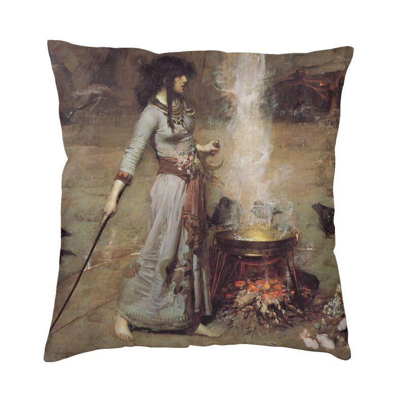John William Waterhouse The Soul Of The Rose Pillow Case 45x45cm Decor Home Vintage Oil Painting Chair Cushion Square Pillowcase