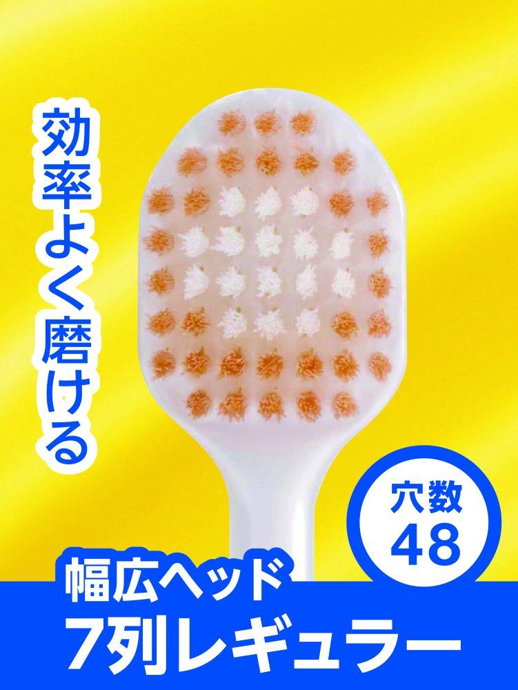 Ebisu Premium Care Set Toothbrush, 7-Row Regular, 3-Piece (Random Color)