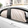 Aluminum Alloy Car Curtain Universal Car Side Window Sunshade Curtains 2pcs/Set Sun Visor Blinds Cover