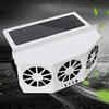 USB/Solar Powered Car Fan Auto Front Rear Window Solar Ventilator Car Air Vent Exhaust Cooling Fan Radiator