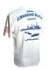 Fuji Uniforms Japan Self-Defense Forces T-Shirt (Chihaya Submarine Rescue Ship Type 1) JMSDF Rescue Quick-Drying Short Sleeve Chihaya 1 (White, Large)