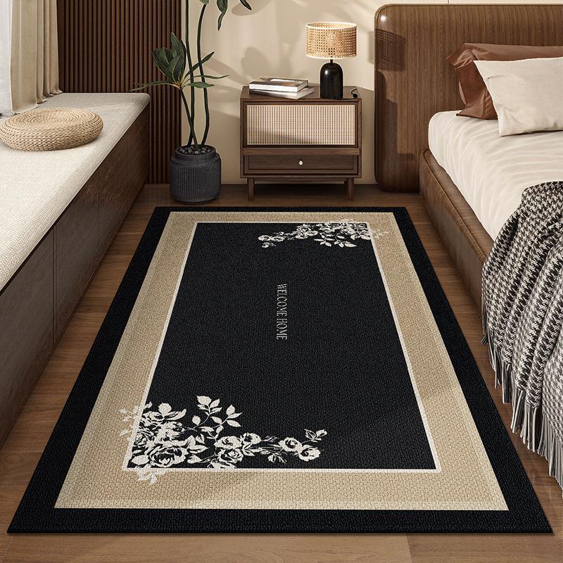 Bedroom Carpet Easy To Maintain Chinese Classical Style Dirt Resistant Carpet Household Bedside Carpet