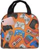 Colorful Joystick Game Lunch Bag Compact Tote Bag Reusable Lunch Box Container for Women Men School Office Work Picnic