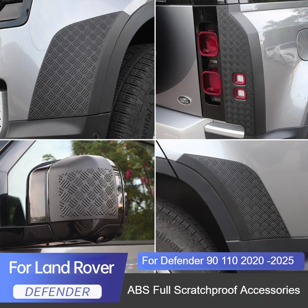 For Land Rover New Defender 90 110 2020 -2025 Car Rearview Cover Front Bar Tail Light Rear Door Rear Guard Scratchguard XS8