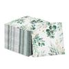 Green Restaurant Hand Towels Elegant Hotel Tableware High Quality Disposable Paper Napkins  Wedding