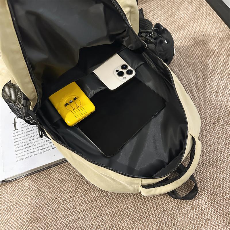 Fashion Backpack for Men & Women – Large Capacity School Bag with Multiple Pockets & Water Bottle Holder – Perfect for Daily Use