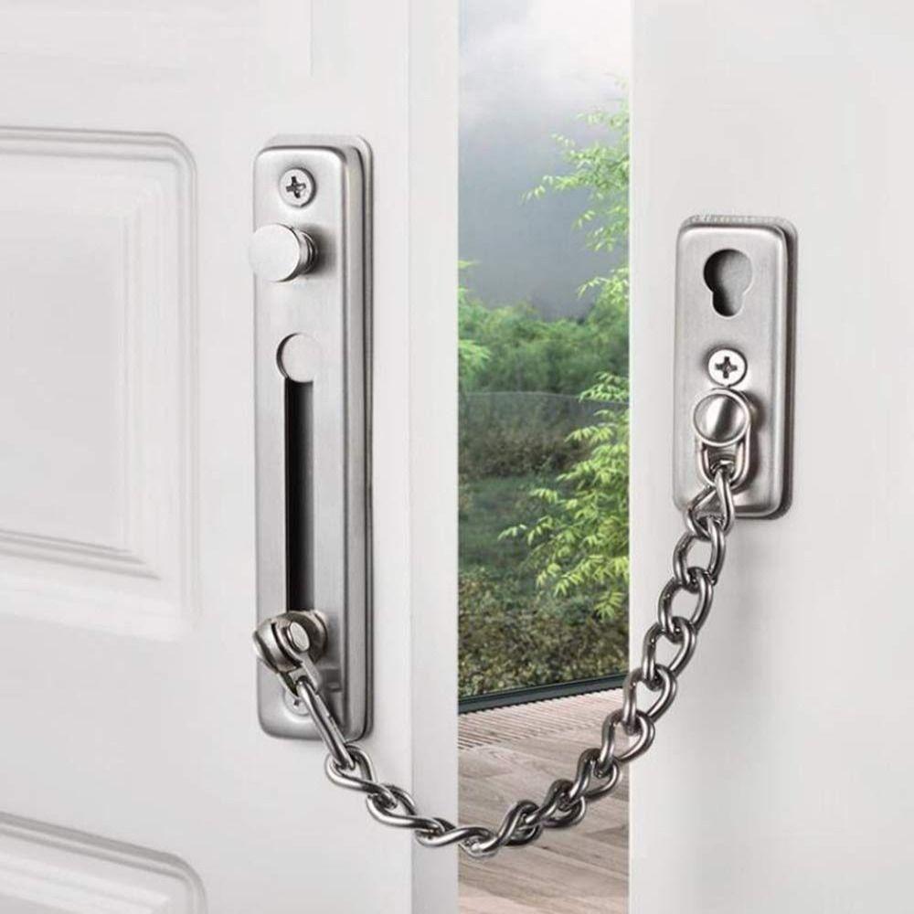 No-drill Door Chain Lock Guard Against Theft Anti Theft Press Lock Security Chain Lock Office