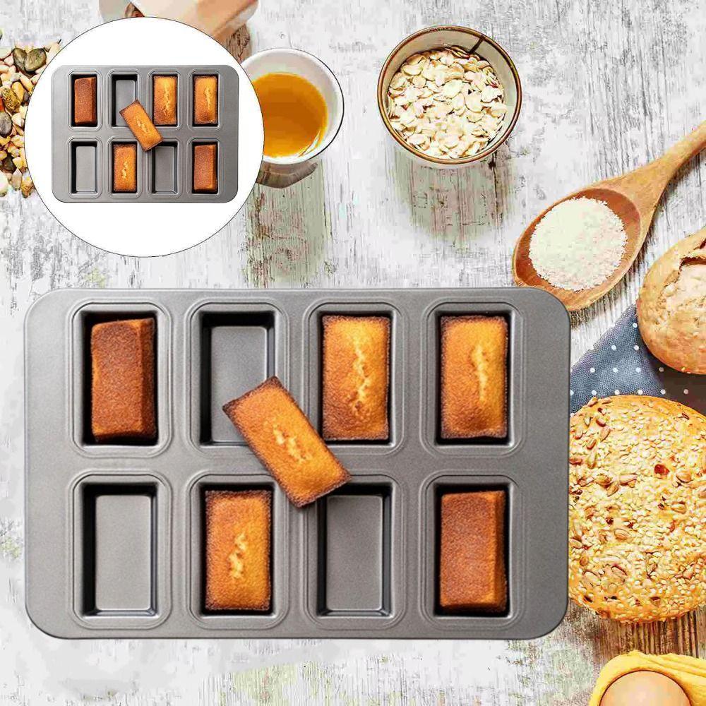 Creative Mini Muffin Baking Tray 8 Slots Baking Pan Mold Toast Cake Tray  Pastry Utensil