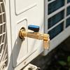 Brass 90 Degree R22 Ball Valves Shut-off Flows Control for Refrigerator & AC Charging Compact Valves for Refrigeration Repair