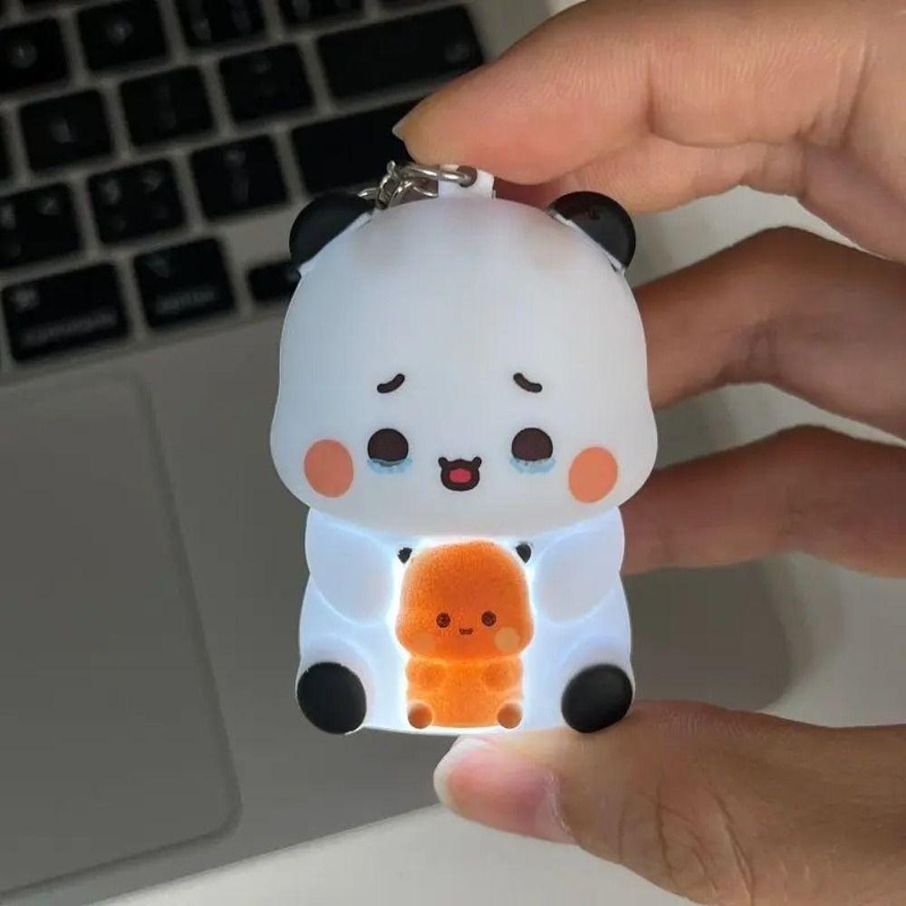 3 Hlasové zprávy Bubu Dudu Hlasové hračky Roztomilý design Noční světlo Nová klíčenka Bubu Dudu