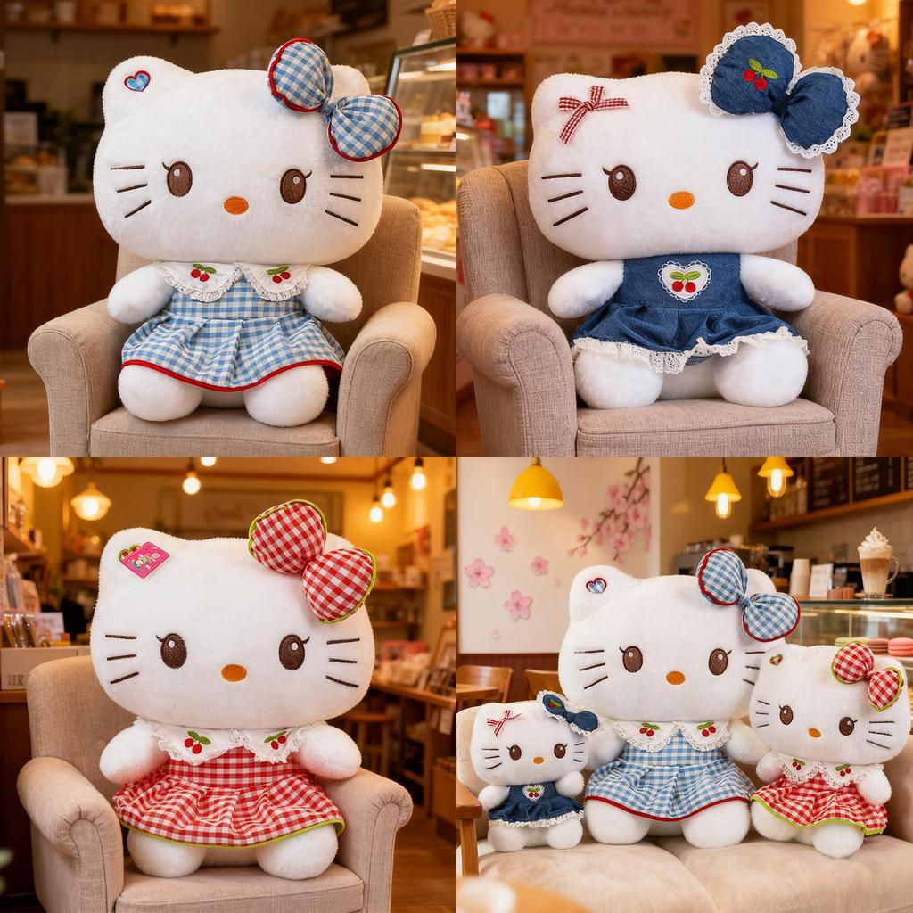 Strawberry Kt Cat Plush Toy Cute Doll For Kids And Collectors