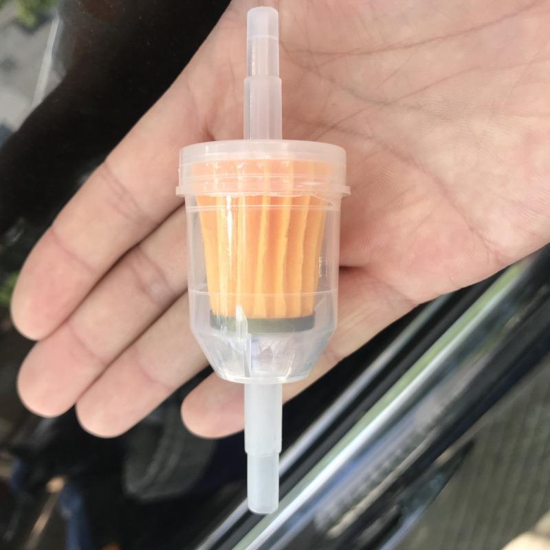 2-10Pc 6MM-8MM Car Gasoline Oil Filter Pipes Universal Inline Gas Fuel Filter For Small Engine Lawn Mower Motorcycle Accessories