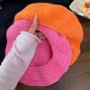 Japanese Knitted Hat Kawaii Y2K Painter Hat Temperament Persimmon Beret  Party
