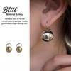 Stylish City Earrings 1 Pair Ball Dangle for Women Metal