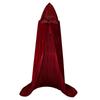 Halloween Hooded Velvet Multicolor Cape Witch Witch Cape Children Adult Velvet Cape