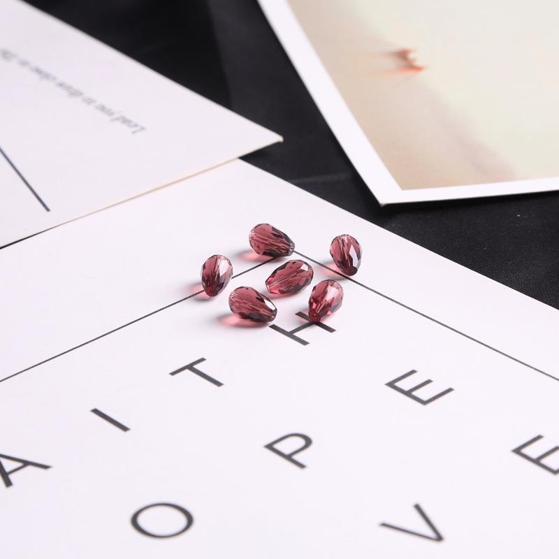 Teardrop Glass Crystal Beads for DIY Jewelry Making