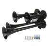 4 Trumpets Air Compressor Horn 150DB 12V Super Loud Universal Fit for Cars Trucks Boats Trains