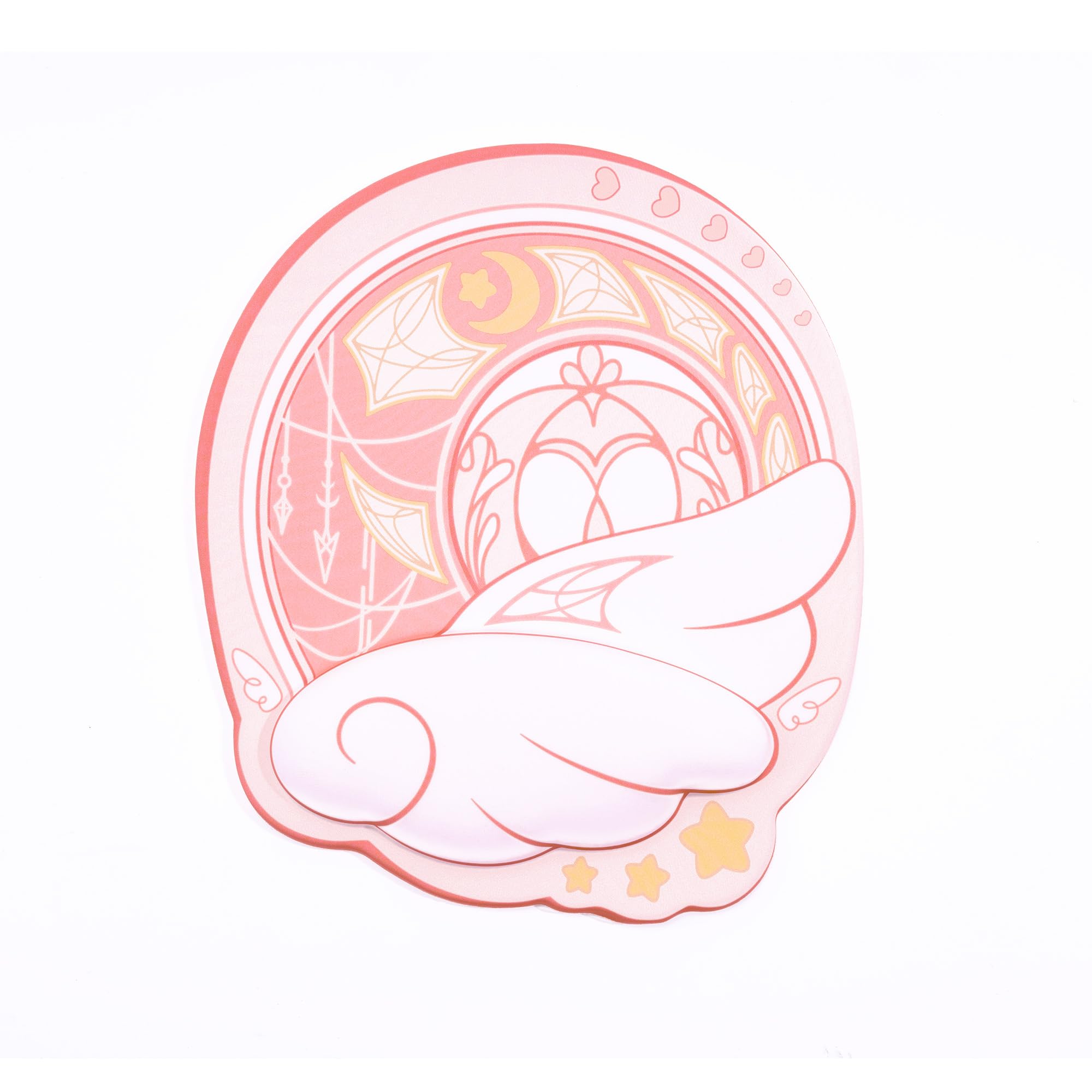 

GeekShare Маленький коврик для мыши со встроенной подставкой для запястья Водонепроницаемый Легко переключаемый Офисная мышь Милая розовая подставка для запястья с историей звезд, Материал, Чистый, Дизайн, Коврик,